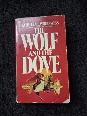 Vintage 1974 The Wolf and the Dove by Kathleen E. Woodiwiss Avon Paperback